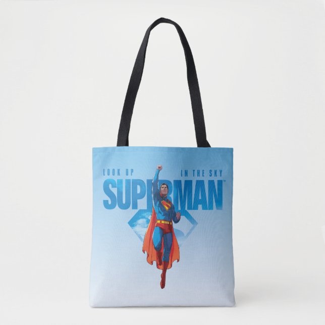 Bolso De Tela Mira, es Superman (Anverso)