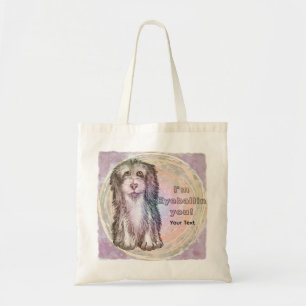 Bolso De Tela Mirando a tu perro pastor