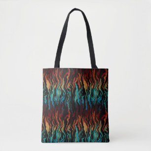 Bolso De Tela Mirando el abstracto del fuego