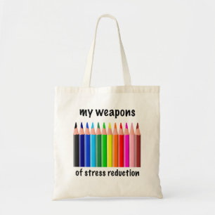 Bolso De Tela Mis armas de reducción del estrés para coloristas