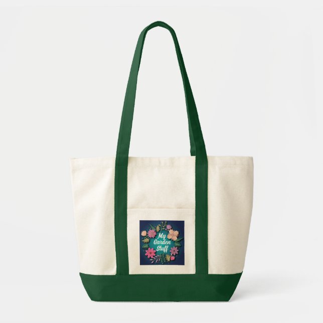 Bolso De Tela Mis cosas de jardín (Frente)