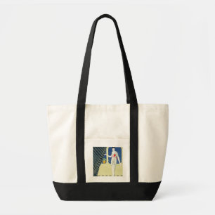 Bolso De Tela Mis huéspedes no han llegado, ilustracion de un