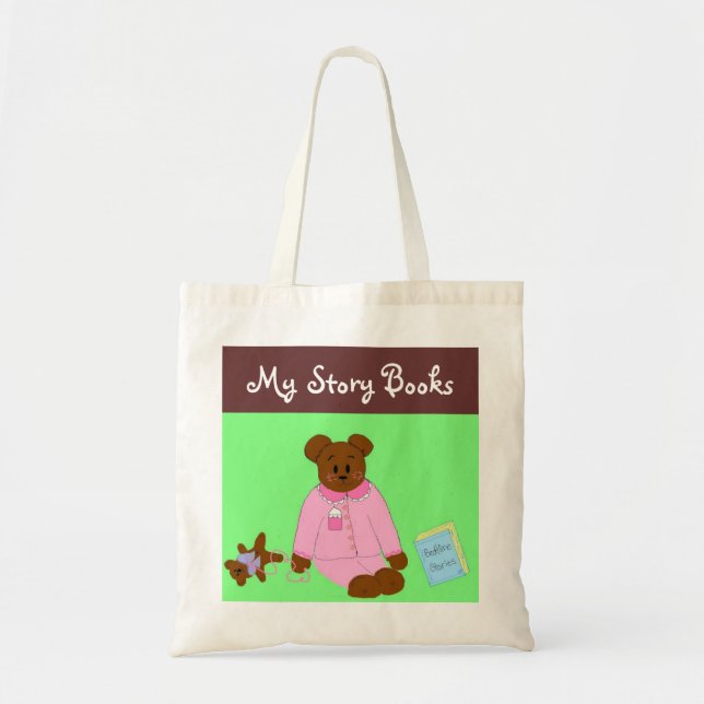 Bolso De Tela Mis libros de cuentos (Frente)