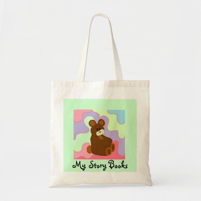 Bolso De Tela Mis libros de historias (Frente)
