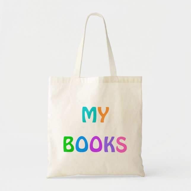 Bolso De Tela MIS LIBROS Tote Bag (Frente)