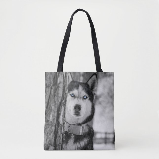 Bolso De Tela Mis ojos azules bebés (Anverso)