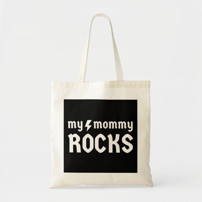 Bolso De Tela Mis rocas mami (Frente)