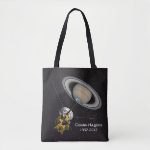 Bolso De Tela Misión de la nave espacial Cassini Huygens a Satur