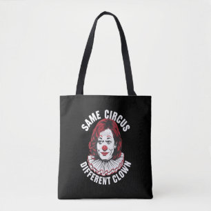 Bolso De Tela Mismo Circo Payaso Diferente Anti Kamala 2024