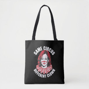Bolso De Tela Mismo Circo Payaso Diferente Anti Kamala 2024