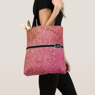 Bolso De Tela Miss América: Concurso Tiara Purpurina Tote Bag