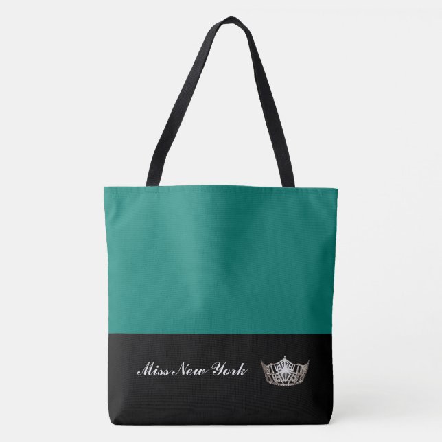 Bolso De Tela Miss America Silver Crown Tote Bag Large Bahama (Anverso)