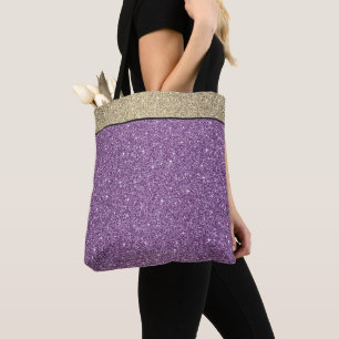 Bolso De Tela Miss America USA Pageant Faux Purpurina Tote Bag