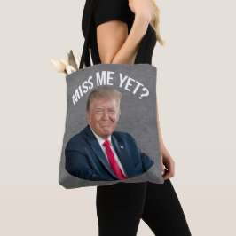 Bolso De Tela Miss Me Todavía Divertido Donald Trump