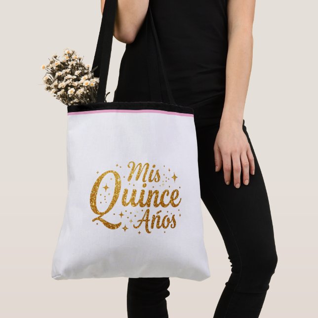 Bolso De Tela Miss Quince Tote Bag (Detalle)