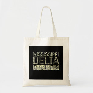 Bolso De Tela Mississippi Delta Blues Vintage Retro Molesto T