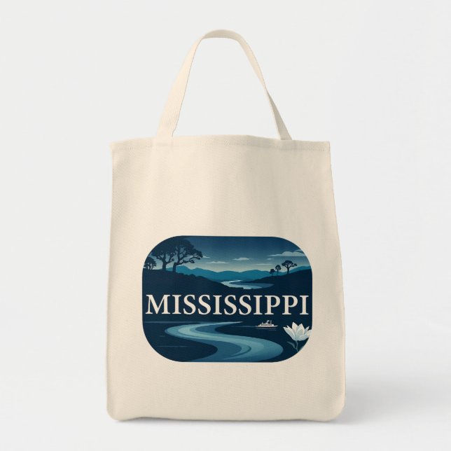 Bolso De Tela Mississippi Estados Unidos de América (Frente)