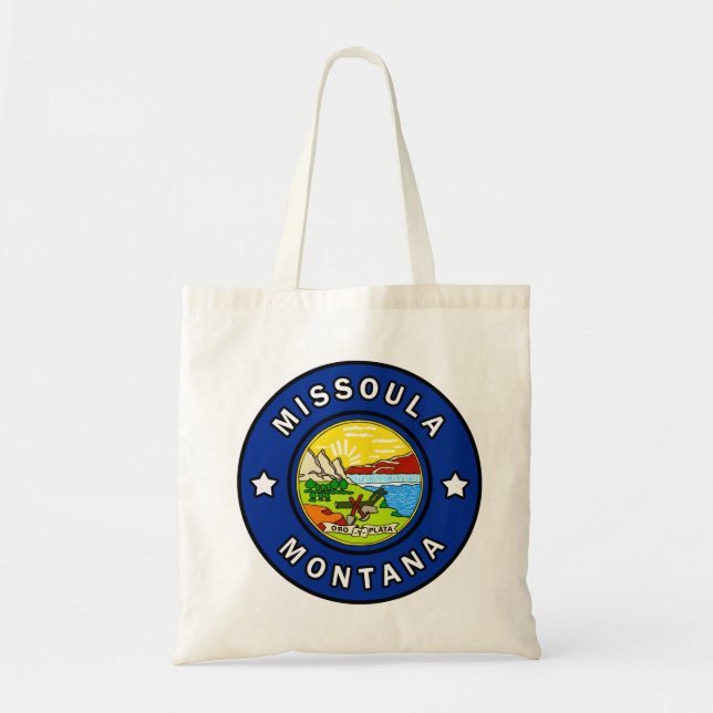 Bolso De Tela Missoula Montana (Frente)