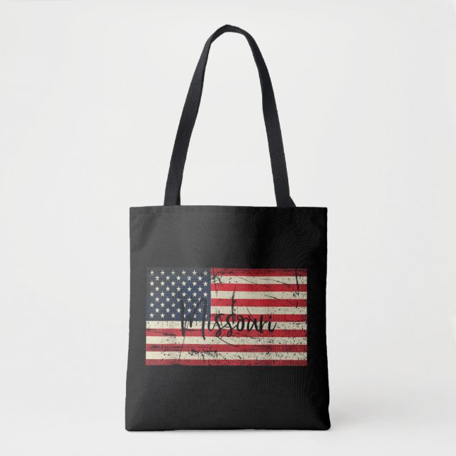 Bolso De Tela Missouri City State USA (Anverso)