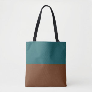 Bolso De Tela  Mitad Y Mitad Decorativa 