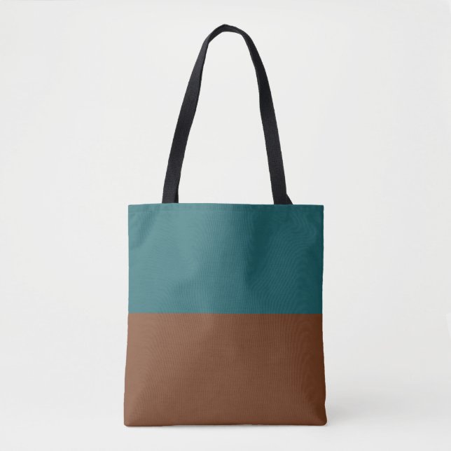 Bolso De Tela  Mitad Y Mitad Decorativa  (Anverso)