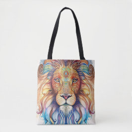 Bolso De Tela Mítica acuarela Leon Tote Bag