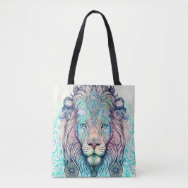 Bolso De Tela Mítica acuarela Leon Tote Bag