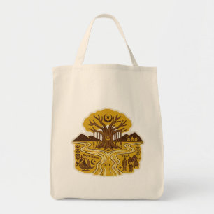 Bolso De Tela Mitología de Nunusaku