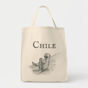 Bolso De Tela Moai, Isla de Pascua, Chile