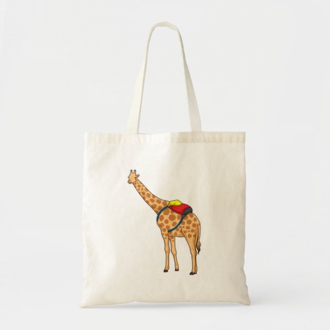 Bolso De Tela Mochila Giraffe (Frente)