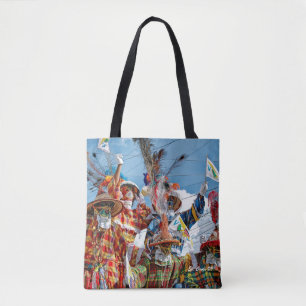 Bolso De Tela Mocko Jumbies Islas Vírgenes Banderas Santa Cruz