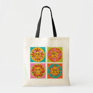 Bolso De Tela Mod Sun Faces Tote + Beach Bag