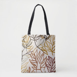 Bolso De Tela Moda boho otoño hojas vector abstracto