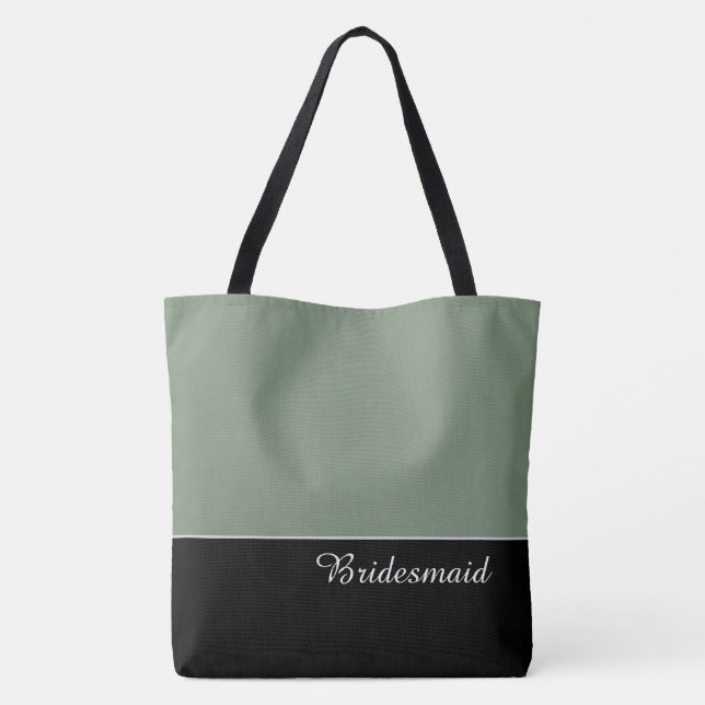 Bolso De Tela Moda Bridesmaid Tote Bag (Reverso)