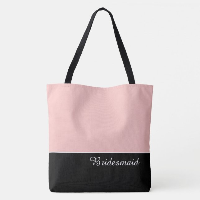 Bolso De Tela Moda Bridesmaid Tote Bag (Reverso)