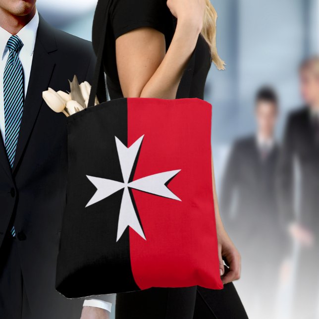 Bolso De Tela Moda / caballeros de la bandera de la Cruz Maltesa (Subido por el creador)