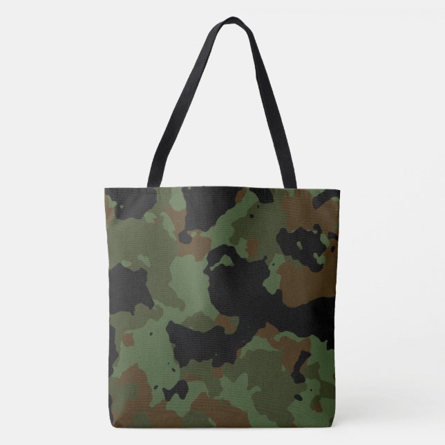 Bolso De Tela Moda Camo (Anverso)