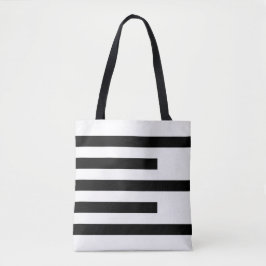 Bolso De Tela Moda clásica en blanco y negro