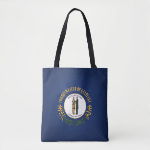 Bolso De Tela Moda De Bandera Del Estado De Guay De Kentucky