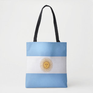 Bolso De Tela Moda de la bandera argentina de Guay