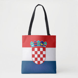 Bolso De Tela Moda de la bandera de Croacia de Guay