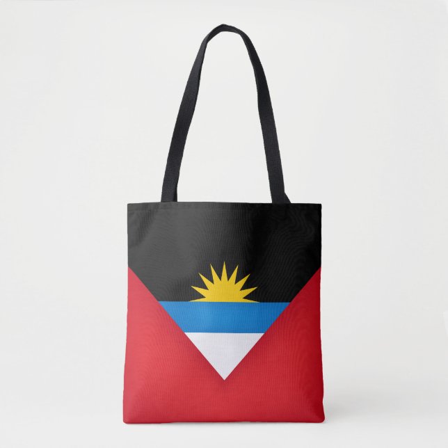 Bolso De Tela Moda de la bandera de Guay Antigua y Barbuda (Anverso)
