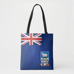 Bolso De Tela Moda de la bandera de las Islas Falkland de Guay