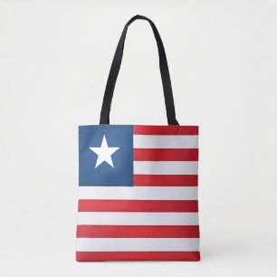 Bolso De Tela Moda de la bandera de Liberia de Guay