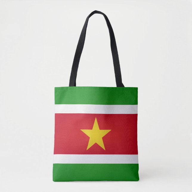 Bolso De Tela Moda de la bandera de Surinam de Guay (Anverso)