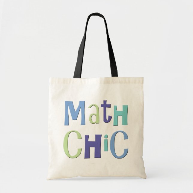 Bolso De Tela Moda de la matemáticas (Frente)