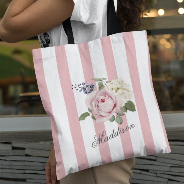 Bolso De Tela Moda de país Rosa Rita Rita Rita Bouquet Monograma (Subido por el creador)
