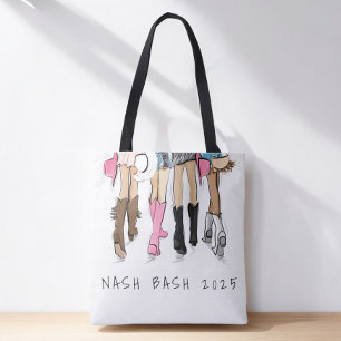 Bolso De Tela Moda de soltera de Nashville Botas de vaquero pers
