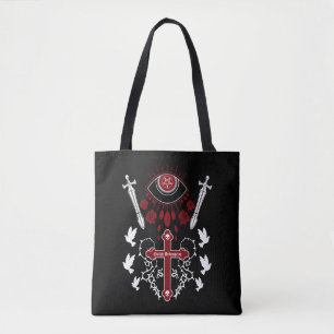 Bolso De Tela Moda del Punk de gótico Post