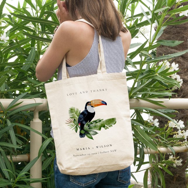 Bolso De Tela Moda elegante Boda tropical tropical  turístico (Subido por el creador)